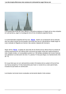 Los diez templos Mormones m&aacute;s costosos de Latinoam&eacute;rica seg&uacute;n