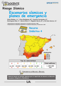 Práctica 4. Escenarios sísmicos y planes de emergencia