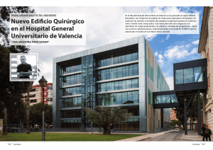 Nuevo Edificio Quirúrgico en el Hospital General Universitario de