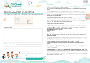 Descarga el pdf del itinerario - 10100 Bimbi