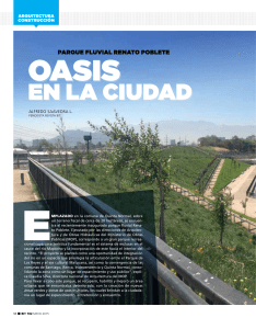 Parque fluvial renato Poblete - La Revista Técnica de la Construcción