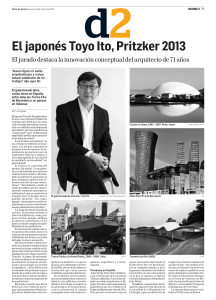 El japonés Toyo Ito, Pritzker 2013