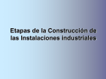 Etapas de la Construcción de las Instalaciones industriales