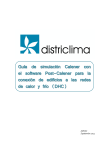 Guia de simulación con Calener de edificios conectados a redes de