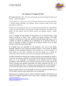 De visita por el Templo del Cielo