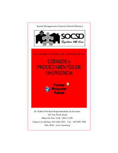CardEmergency Procedures - Spanish - NO DATE.pub