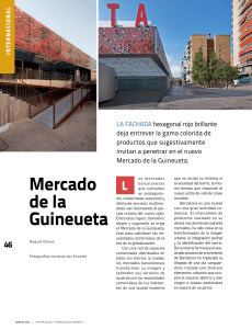 Mercado de la Guineueta - construcción y tecnología en concreto