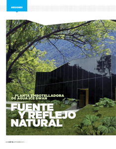 Fuente y reFlejo natural - La Revista Técnica de la Construcción
