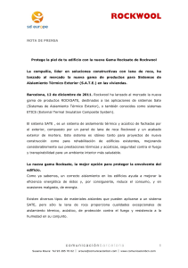 Protege la piel de tu edificio con la nueva Gama Rocksate de