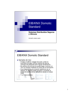 EIB/KNX Domotic Standard