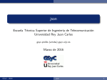 json - GSyC - Universidad Rey Juan Carlos