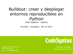 Buildout: creating and deploying repeatable applications in python