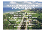 Plan de Manejo del Paseo Costanero Sud para la ciudad de