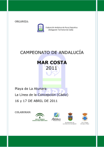 mar costa 2011 - Federación Andaluza de Pesca Deportiva