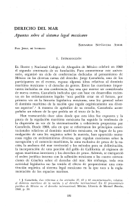 DERECHO DEL MAR Apuntes sobre el sistema