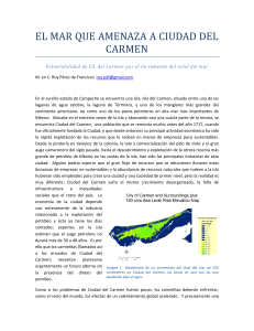 el mar que amenaza ciudad del carmen