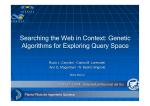 Searching the Web in Context - Universidad Nacional del Sur