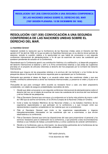 RESOLUCIÓN 1307 (XIII) CONVOCACIÓN A UNA SEGUNDA