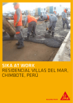 SIKA AT WORK RESIDENCIAL VILLAS DEL MAR, CHIMBOTE, PERÚ
