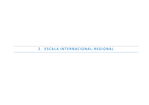 2. Escala internacional-regional