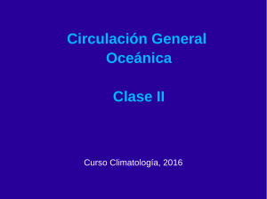 Circulación General Oceánica Clase II