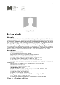 Enrique Mosella - Artistas Visuales Chilenos