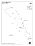Mapa de Baja California Sur. División municipal