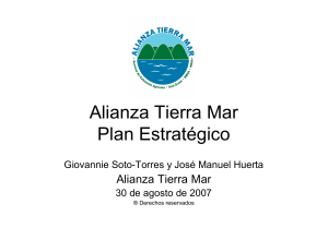 Alianza Tierra Mar Plan Estrat&eacute;gico