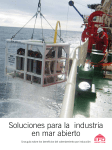 Soluciones para la industria en mar abierto
