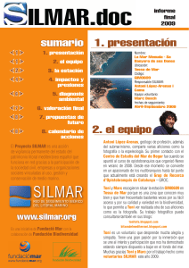 sumario 1. presentación 2. el equipo
