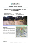 Mejora del acceso al hidrante de la pista de Font Picant en Cabrera
