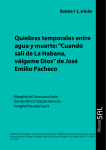 “Cuando salí de La Habana, válgame Dios” de José Emilio Pacheco