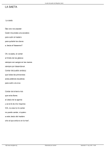 la saeta - La web del pueblo de Meng&iacute;bar