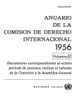 Anuario de la Comisión de Derecho Internacional, 1956, Volumen II