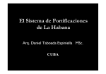 El sistema de fortificaciones de La Habana