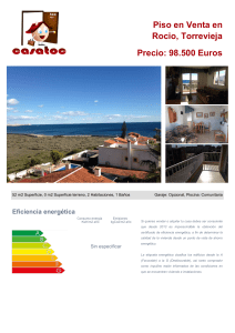 Piso en Venta en Rocio, Torrevieja Precio: 98.500 Euros