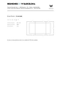 Reuniones en W Barcelona - Great Room