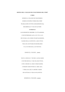 Himno del CIP - Colegio de Ingenieros del Per&uacute;