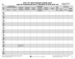 boys` life troop program planning chart tabla de planificación para el