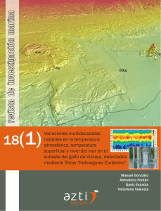 Variaciones multidecadales notables en la temperatura atmosf&eacute;rica