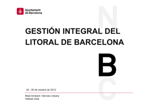 Gestión integral del litoral de Barcelona