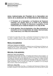 Actos institucionales del President de la Generalitat