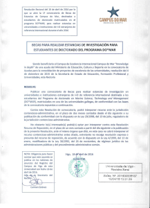 Bases de la convocatoria