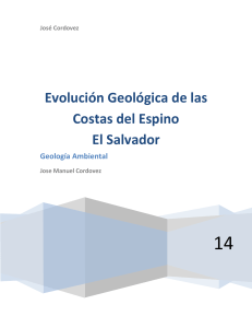 Evolución Geológica de las Costas del Espino El