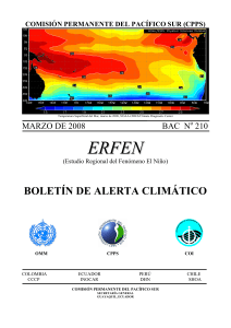 boletín de alerta climático