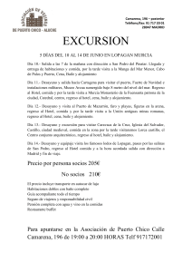 excursion - Asociación de Vecinos de Puerto Chico