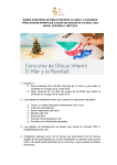 bases concurso de dibujo infantil el mar y la navidad para socios