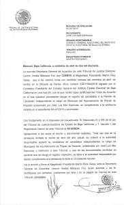 General de Acuerdos, Leonor lmelda Márquez Fiol, quien autoriza y