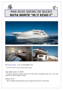 mar rojo safari de buceo ruta norte “m/y echo i”