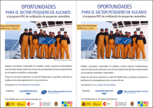 Oportunidades para el sector pesquero de Alicante: el programa